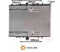 R.D. 10233208A7 - RADIADOR PEUGEOT 406 HDI `99-