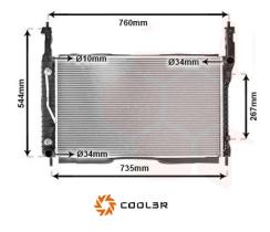 R.D. 102550081 - RADIADOR OPEL ANTARA / CHEVROLET CAPTIVA