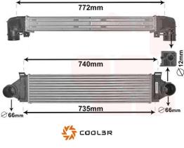 R.D. 103219J81 - INTERCOOLER FORD FOCUS II - LAND ROVER