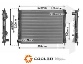 R.D. 10600108A1 - RADIADOR RENAULT TWINGO II `07