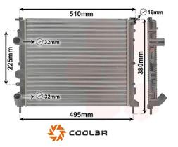 R.D. 106060084 - RADIADOR RENAULT KANGOO 1.2 -97