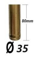 R.D. TB35 - TUBO LATÓN 35X80