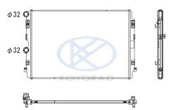 KOYO PL863778 - RADIADOR AUDI A3 / VW CADDY / SEAT