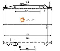 R.D. 102772081 - RAD. NISSAN TERRANO II ( R20 ) 3.0 DI 4WD