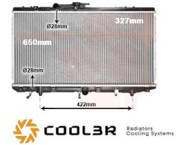 R.D. 108101085 - RADIADOR TOYOTA STARLET EP91-EP81 A/T