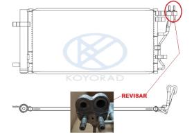 KOYO CD811256 - CONDENSADOR HYUNDAI KONA (REVISAR CONEXIÓN)