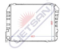 R.D. 15234239 - RADIADOR TOYOTA HIACE 2.4D 89- METALICO