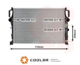 R.D. 105016083 - RADIADOR MERCEDES W211 A/T