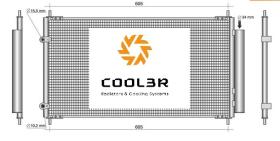 R.D. 1081B1K8C3S - CONDENSADOR TOYOTA YARIS