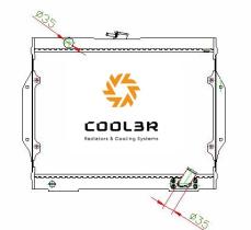 R.D. 1414138 - RADIADOR MITSUBISHI L200 PL/AL