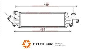 R.D. 102734J81 - INTERCOOLER NISSAN ALMERA 2.2D