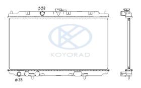 KOYO PL021771R - RADIADOR NISSAN ALMERA N16-PRIMERA P12