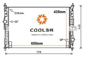 R.D. 1455067 - RADIADOR PEUGEOT 308