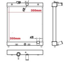 R.D. 1417264 - RADIADOR HONDA CIVIC - ALUMINIIO