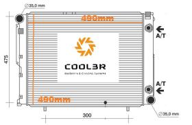 R.D. 105014086 - RADIADOR MERCEDES W124
