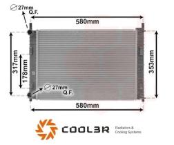 R.D. 103212081 - RADIADOR FORD FIESTA 01-