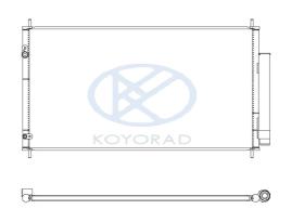 KOYO CD080762M - CONDNESADOR HONDA CIVIC X