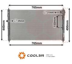 R.D. 105255082 - RADIADOR CITROEN C4 1.8HDI/MITSUB.ASX