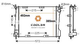 R.D. 106055084 - RADIADOR RENAULT CLIO 2.0 16V