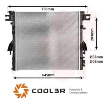 R.D. 103400081 - RADIADOR JEEP WRANGLER 3.6