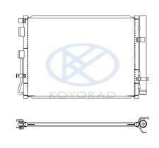 KOYO CD811482 - CONDENSADOR HYUNDAI BAYON/I20