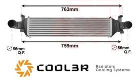 R.D. 1050C1J81 - INTERCOOLER MERCEDES CLA (W246-W176)
