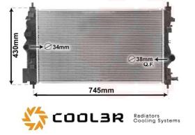 R.D. 105511086 - RADIADOR OPEL ASTRA J CDTI
