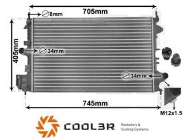 R.D. 105519081 - RADIADOR OPEL VECTRA C