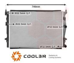 R.D. 1095C3081 - RADIADOR VW GOLF VIII-AUDI-SEAT
