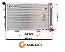 R.D. 1440028 - RADIADOR MERCEDES W201 2.0 A/T