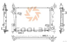 R.D. 145610010 - RADIADOR FIAT PUNTO/GRANDE PUNTO