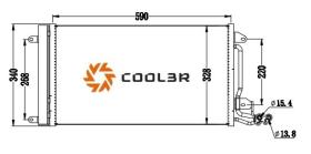 R.D. 1441AC002 - CONDENSADOR SEAT IBIZA`08-VW POLO