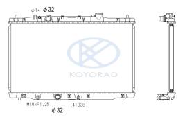 KOYO PL083161 - RADIADOR HONDA CRV III 2.2 CTDI