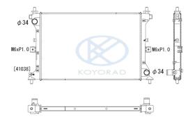 KOYO PL103661 - RADIADOR SUZUKI VITARA-SX4