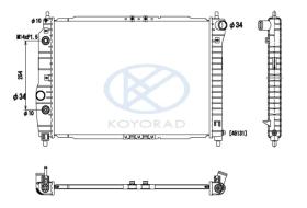 KOYO PL311901 - RADIADOR DAEWOO KALOS 1.4 16V A/T