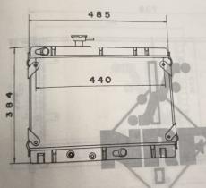 R.D. 7738 - RADIADOR SEAT - FIAT RITMO (138) - metalico