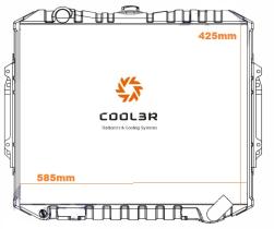 R.D. 18MIR0004 - RADIADOR MITSUBISHI MONTERO 83-91 METALICO
