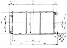 ORDOÑEZ 1020282808 - RADIADOR PEUGOET 305 1.9D