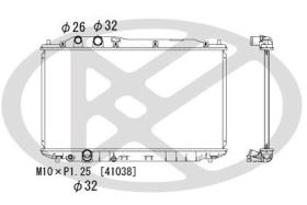 KOYO PL081893 - RADIADOR HONDA CIVIC VIII