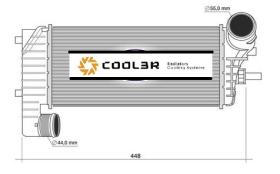 R.D. 1032C1J83 - INTERCOOLER FORD FOCUS