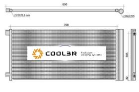 R.D. 1032X1K8C3 - CONDENSADOR FORD C-MAX II