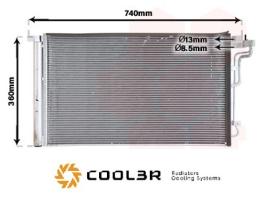 R.D. 1040C4K8C1 - CONDENSADOR HYUNDAI ELANTRA-I30