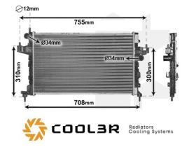 R.D. 105557081 - RADIADOR OPEL COMBO 1.3CDTI