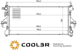 R.D. 10577008A8 - RADIADOR FIAT DUCATO `11