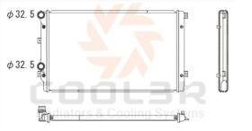 R.D. 101331082 - RADIADOR VW GOLF V-SEAT-AUDI TDI