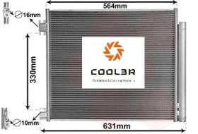 R.D. 1415AC004 - CONDENSADOR NISSAN QASHQAI 1.5 DCI (13-)