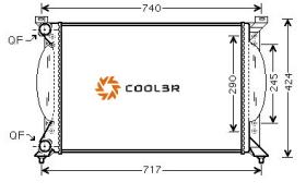 R.D. 101334083 - RADIADOR AUDI A4