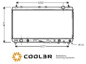 R.D. 108135084 - RADIADOR TOYOTA CAMRY A/T