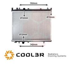 R.D. 1057230810 - RADIADOR PEUGEOT 206 1.6HDI