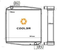 R.D. 1483214W - RADIADOR VOLVO L120H,L110G